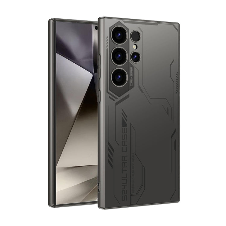For Samsung Galaxy S23 Ultra 5G GKK AG Craft Skin Feel Exploration Edition Full Coverage Phone Case(Black)