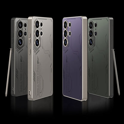 For Samsung Galaxy S25 Ultra 5G GKK AG Craft Skin Feel Exploration Edition Full Coverage Phone Case(Purple)