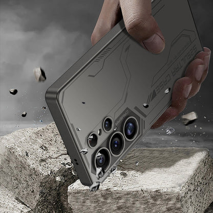 Pour Samsung Galaxy S25 Ultra 5G GKK AG Craft Skin Feel Exploration Edition Étui de téléphone à Couverture Complète (Vert)
