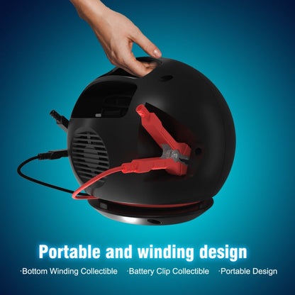 FOXSUR 20A 12V 24V Car / Motorcycle Smart Battery Charger, Plug Type:UK Plug(Red)