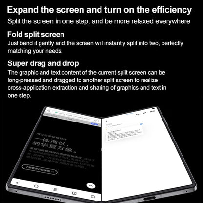 vivo X Fold3, 16 Go+1 To, reconnaissance faciale / identification par empreinte digitale, Android 14 OriginOS 4 Snapdragon 8 Gen 2 Octa Core 3,25 GHz 8,03 pouces + 6,53 pouces, OTG, NFC, réseau : 5G (Noir)