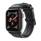 Pour Apple Watch Series 8 45 mm Bracelet en cuir véritable DUX DUCIS Business (noir)
