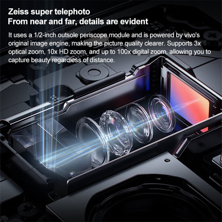 vivo X Fold3 Pro, 16GB+1TB, Face ID / Fingerprint Identification, 8.03 inch + 6.53 inch Android 14 OriginOS 4 Snapdragon 8 Gen 3 Octa Core 3.3GHz, OTG, NFC, Network: 5G(Black)