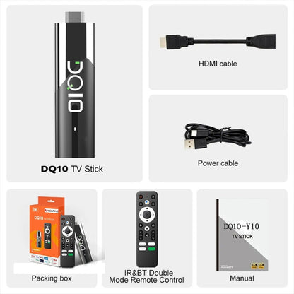 LEMFO DQ10 Allwinner H618 Quad Core ARM Cortex A53 8K HD Android TV Stick, RAM:2GB+16GB (prise US)