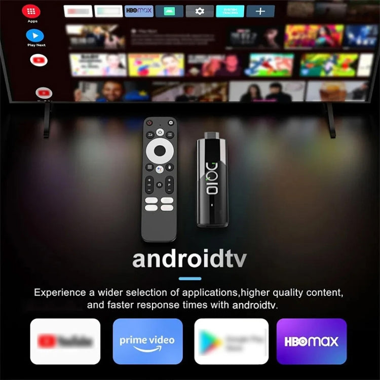 LEMFO DQ10 Allwinner H618 Quad Core ARM Cortex A53 8K HD Android TV Stick, RAM:4GB+32GB(AU Plug)