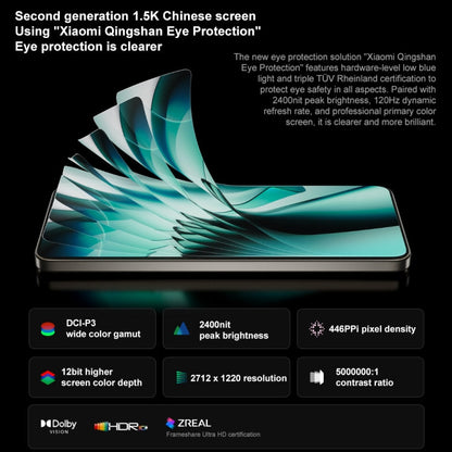 Xiaomi Redmi Turbo 3, 12GB+256GB, 6.67 inch Xiaomi HyperOS Snapdragon 8s Gen 3 Octa Core 3.0GHz, NFC, Network: 5G, Support Google Play(Black)