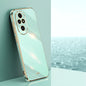 For Honor 200 Pro XINLI Straight 6D Plating Gold Edge TPU Phone Case(Mint Green)