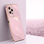 For Honor 200 Lite Global XINLI Straight 6D Plating Gold Edge TPU Phone Case(Cherry Purple)