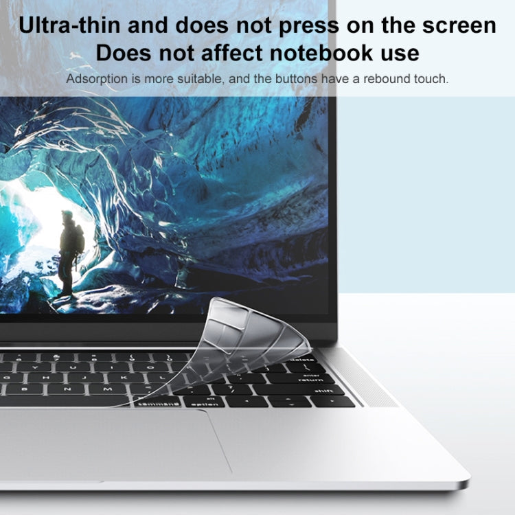 Pour MacBook Pro 14,2 pouces 2021 ZGA Film protecteur de clavier invisible en TPU