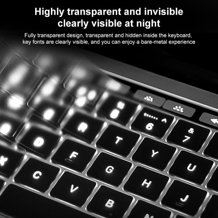 For MacBook Pro 16.2 inch 2021 ZGA Contact Invisible TPU Keyboard Protective Film