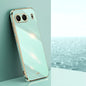 Pour Étui de Téléphone en TPU Plaqué Or Droit 6D XINLI pour OnePlus Nord 4 (Vert Menthe)