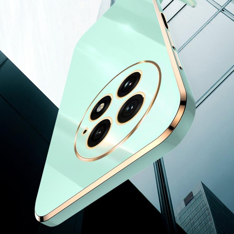 For OnePlus 13 XINLI Straight 6D Plating Gold Edge TPU Phone Case(Celestial Blue)