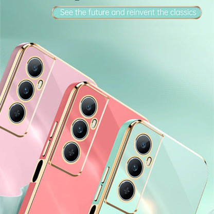For Realme C65 XINLI Straight Edge 6D Electroplate TPU Phone Case(Black)