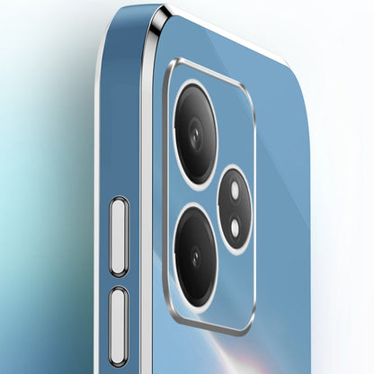 For Realme GT Neo6 XINLI Straight Edge 6D Electroplate TPU Phone Case(Mint Green)