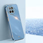 For Xiaomi Civi 4 Pro XINLI Straight Edge 6D Electroplate TPU Phone Case(Celestial Blue)