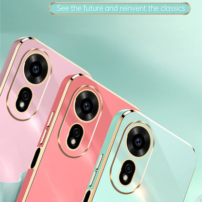 For Huawei Nova 12 SE XINLI Straight 6D Plating Gold Edge TPU Phone Case(Celestial Blue)