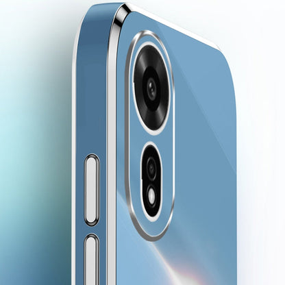 For Huawei Nova 12 SE XINLI Straight 6D Plating Gold Edge TPU Phone Case(Celestial Blue)