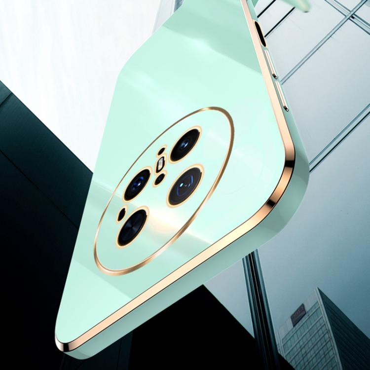 For Huawei Mate 70 Pro / 70 Pro+ XINLI Straight 6D Plating Gold Edge TPU Phone Case(Hawthorn Red)