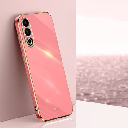 For Meizu 20 5G XINLI Straight Edge 6D Electroplate TPU Phone Case(Hawthorn Red)