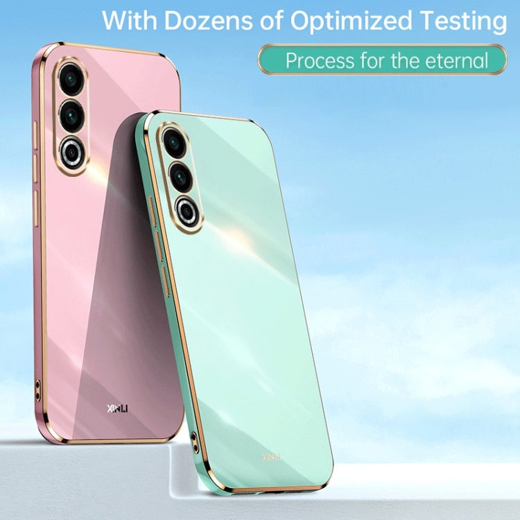 For Meizu 20 5G XINLI Straight Edge 6D Electroplate TPU Phone Case(Celestial Blue)