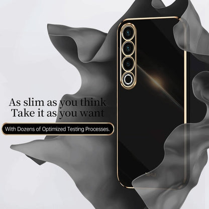For Meizu 20 Pro 5G XINLI Straight Edge 6D Electroplate TPU Phone Case(Black)