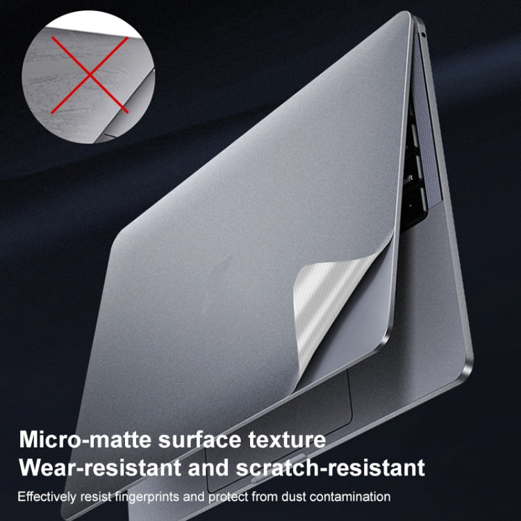 Pour MacBook Pro 13,3 pouces 2020 ZGA Film protecteur intégral 5 en 1 pour ordinateur portable (argent)