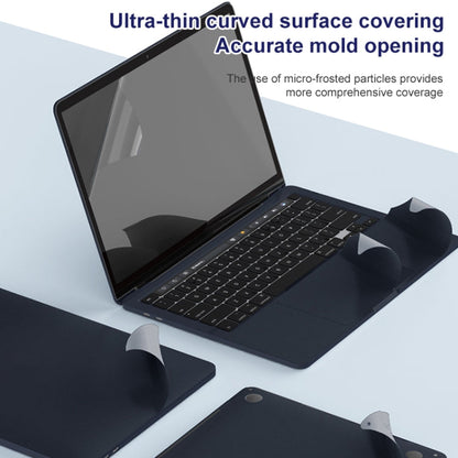 Pour MacBook Pro 13,3 pouces 2020 ZGA Film protecteur intégral 5 en 1 pour ordinateur portable (argent)