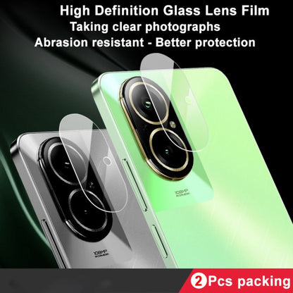 For Realme C67 4G Global 2pcs/Set imak HD Glass Rear Camera Lens Film