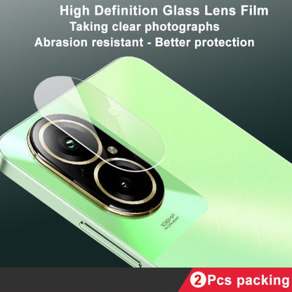 For Realme C67 4G Global 2pcs/Set imak HD Glass Rear Camera Lens Film