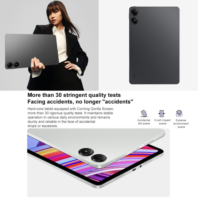 Xiaomi Redmi Pad Pro 12.1 inch Tablet PC, 6GB+128GB, HyperOS Qualcomm Snapdragon 7s Gen2 Octa Core, 10000mAh Battery(Cyan)