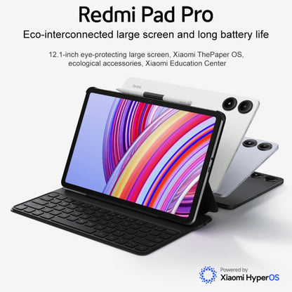 Tablette Xiaomi Redmi Pad Pro 12,1 pouces, 8 Go+128 Go, HyperOS Qualcomm Snapdragon 7s Gen2 Octa Core, batterie 10000 mAh (Cyan)