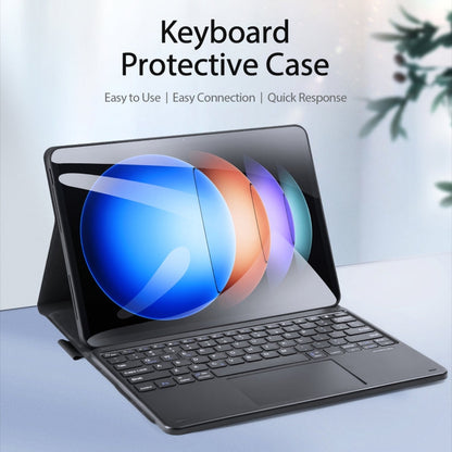 Pour Xiaomi Pad 6S Pro Étui en Cuir avec Clavier Bluetooth et Pavé Tactile DUX DUCIS Série TK (Noir)