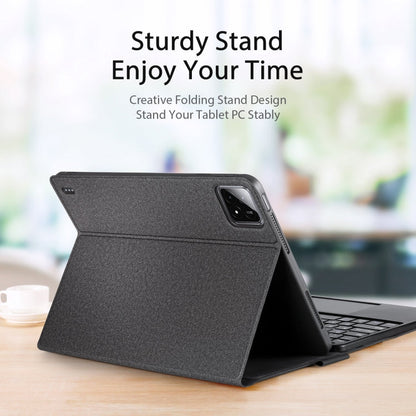 Pour Xiaomi Pad 6S Pro Étui en Cuir avec Clavier Bluetooth et Pavé Tactile DUX DUCIS Série TK (Noir)