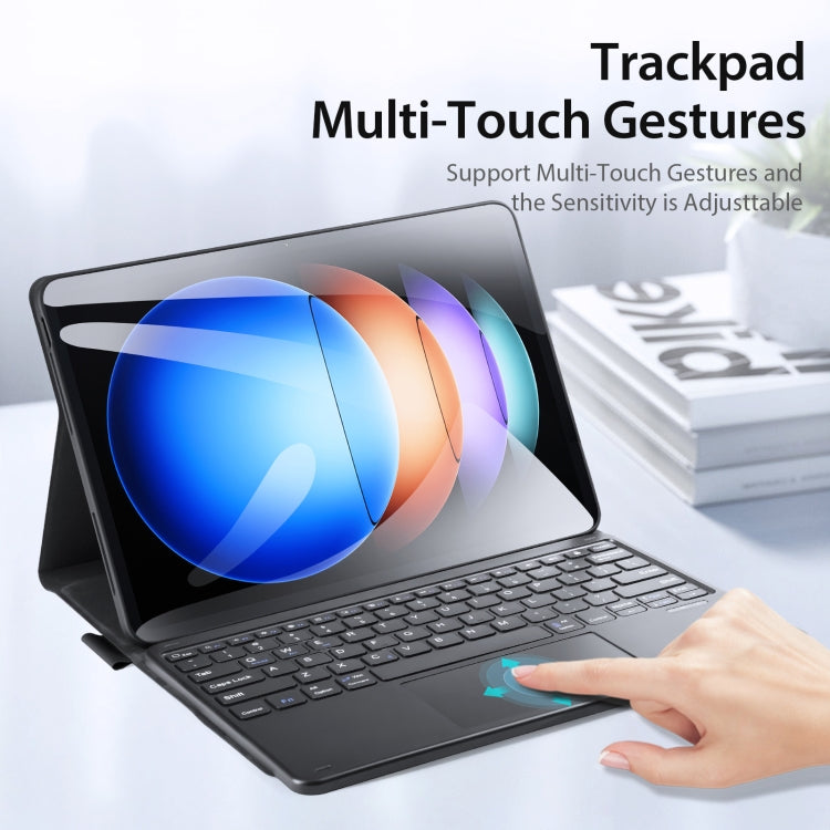Pour Xiaomi Pad 6S Pro Étui en Cuir avec Clavier Bluetooth et Pavé Tactile DUX DUCIS Série TK (Noir)