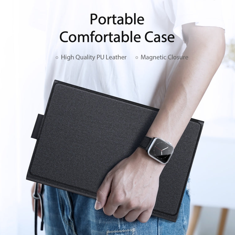For Xiaomi Pad 8 / 8 Pro / 7 / 7 Pro DUX DUCIS TK Series Bluetooth Keyboard Leather Case with Touchpad(Black)