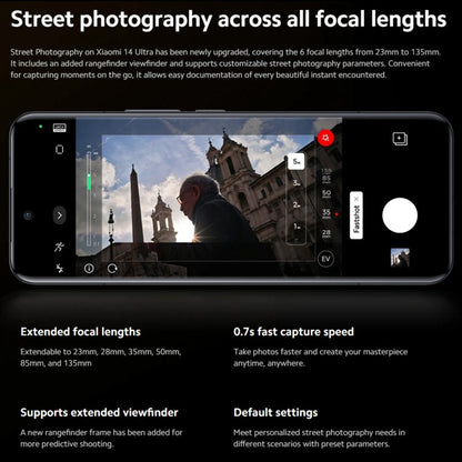 [HK Warehouse] Xiaomi 14 Ultra 5G Global, 16GB+512GB, 6.67 inch MIUI 14 Snapdragon 8 Gen3  Octa Core 3.3GHz, Network: 5G(Black)