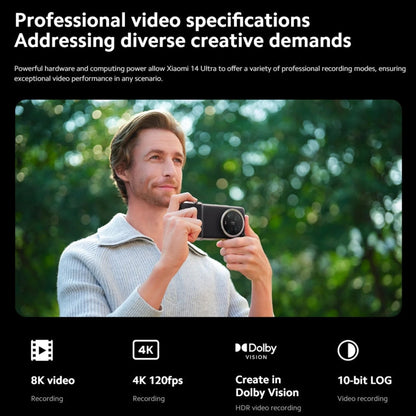 [HK Warehouse] Xiaomi 14 Ultra 5G Global, 16GB+512GB, 6.67 inch MIUI 14 Snapdragon 8 Gen3  Octa Core 3.3GHz, Network: 5G(Black)