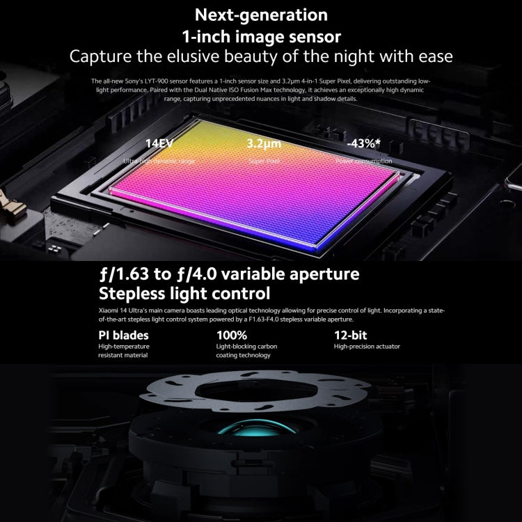 [HK Warehouse] Xiaomi 14 Ultra 5G Global, 16GB+512GB, 6.67 inch MIUI 14 Snapdragon 8 Gen3  Octa Core 3.3GHz, Network: 5G(Black)