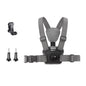 Sangle de poitrine 3 en 1 réglable avec support et vis (gris)
