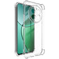 Pour Realme 12+ 5G/Narzo 70 Pro 5G Coque de téléphone imak antichoc avec airbag en TPU (transparent)