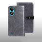 For ZTE Blade A33S idewei Crocodile Texture Leather Phone Case(Grey)