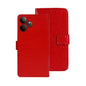 For Realme GT 6 5G Taiwan, China idewei Crazy Horse Texture Leather Phone Case(Red)