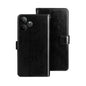 Pour Realme GT 6 5G Taïwan, Chine idewei Étui de téléphone en cuir texturé Crazy Horse (Noir)