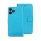 For Realme Note 50 idewei Crazy Horse Texture Leather Phone Case(Sky Blue)