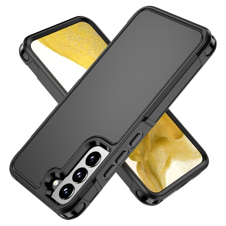 For Samsung Galaxy S22 5G RedPepper Armor PC Hybrid TPU Phone Case(Black)