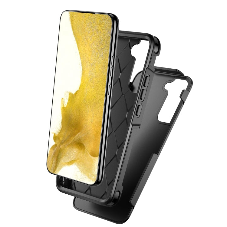 For Samsung Galaxy S22 5G RedPepper Armor PC Hybrid TPU Phone Case(Black)
