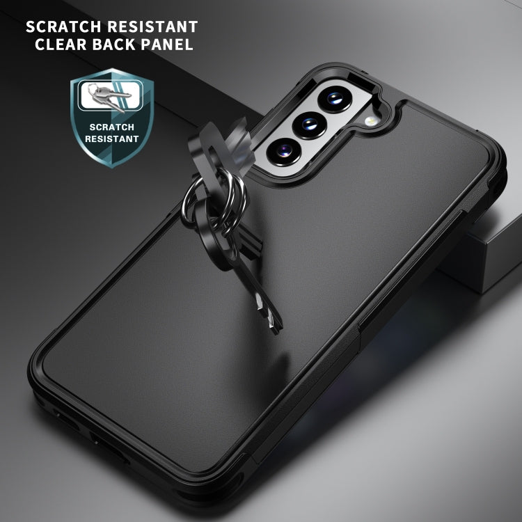 For Samsung Galaxy S22 5G RedPepper Armor PC Hybrid TPU Phone Case(Black)