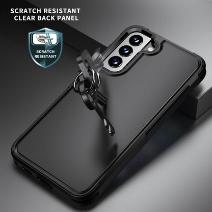 For Samsung Galaxy S22 5G RedPepper Armor PC Hybrid TPU Phone Case(Black)