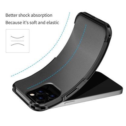 For iPhone 14 Pro RedPepper Armor Magsafe PC Hybrid TPU Phone Case(Black)