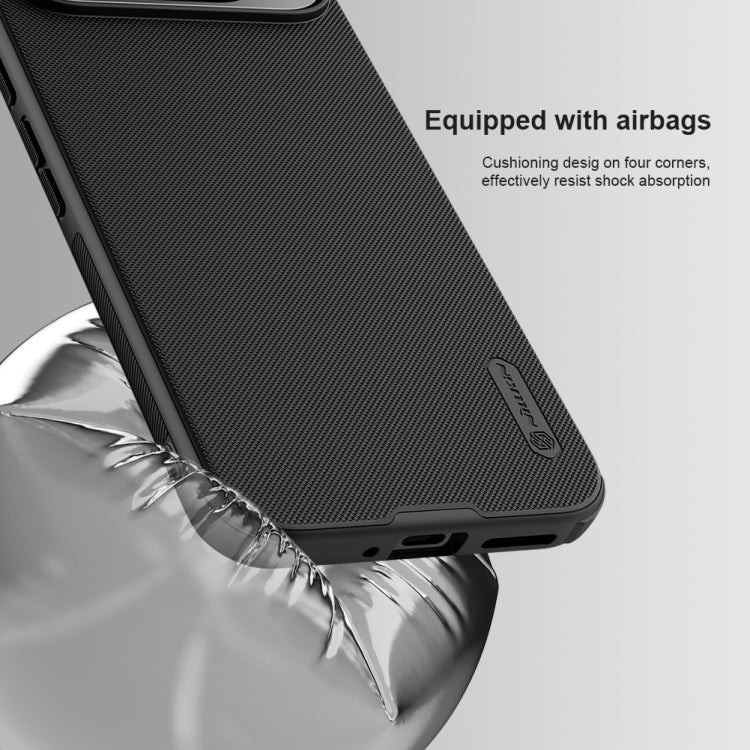 For Google Pixel 9 NILLKIN Frosted Shield Pro PC + TPU Phone Case(Black)